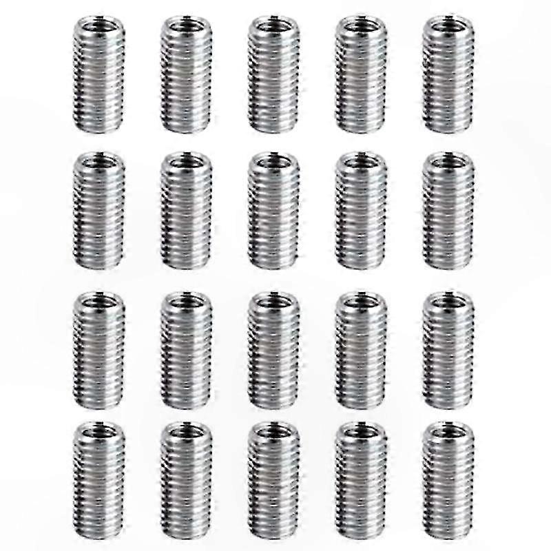 20 Pack Thread Reducing Nuts, M8 to M6 Conversion Bolt Sleeve Adapter Fittings