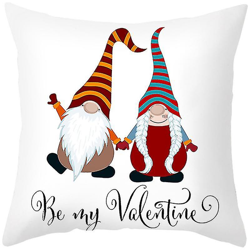 45x45cmバレンタインデークッションカバースローウエストピローケースソファホームインテリア