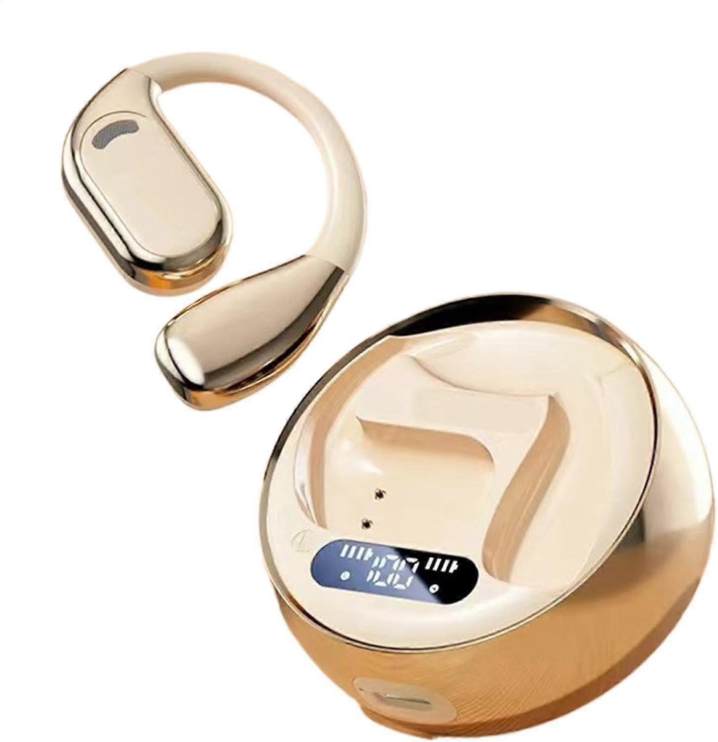 Real-time translation earbuds are available for iOS and Android, designed for business and multilingual communication(White)