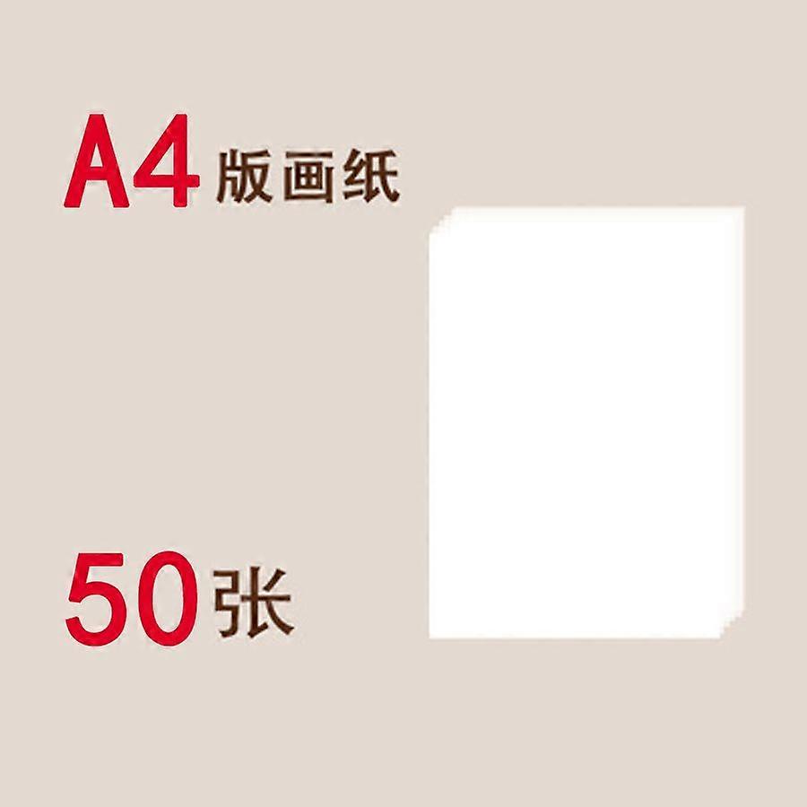 50pcs Thick Xuan Paper For Chinese Calligraphy And Brush Painting A4 Double-Layered Rice Paper Sheets For Writing Drawing And Art Practice