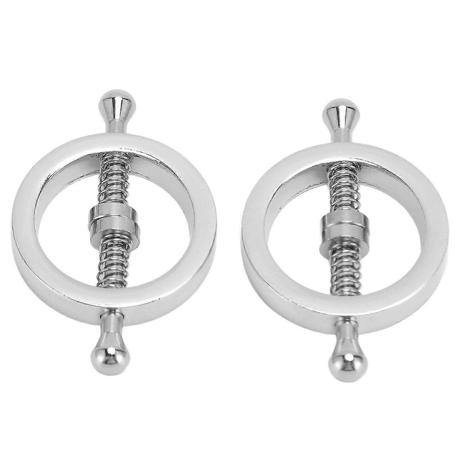 2025 Latest Model Metal Nipple Rings Adjust Size Rust Proof Punching Free Nipp...