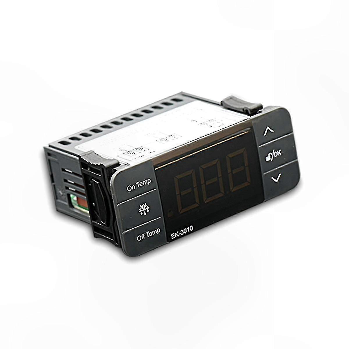 Temperature Controller 220V with Sensor Probe for Heating, Cooling, and Alarm Thermostat Applications