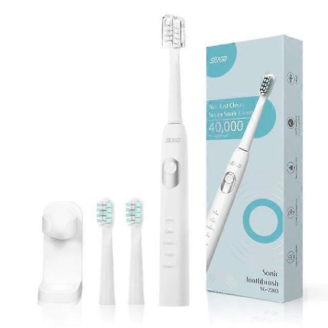 Electric Toothbrush Rechargeable (White)