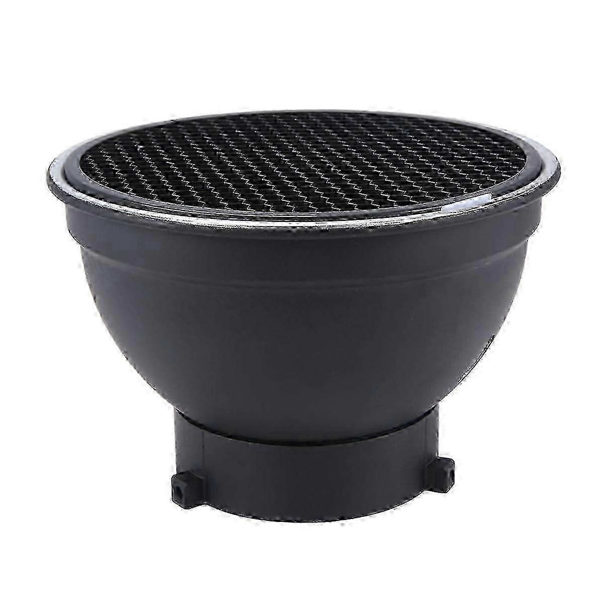 7in Reflector Diffuser Lamp Shade Dish W/ 60 Honeycomb Grid Baorong Mouth Standard Cover For Bowens Mount Studio Strobe