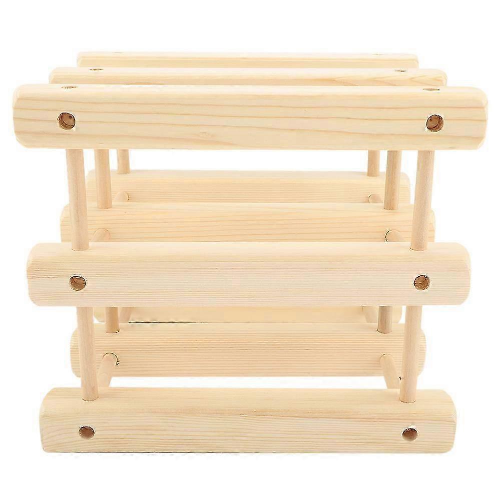 Solid wood wine rack, bottle holder, home bar decoration, DIY accessories