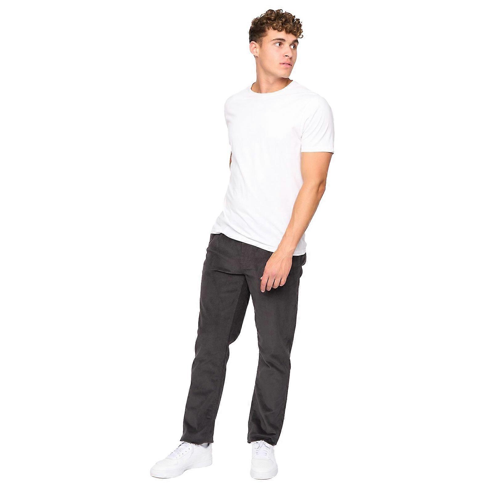 Crosshatch Cordout Loose Pants Anthracite / Dark Grey