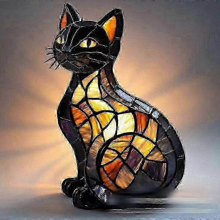 Unique LED Night Light with Artistic Resin Animal Ornaments for Home Decor and Desktop Table Lamp Design