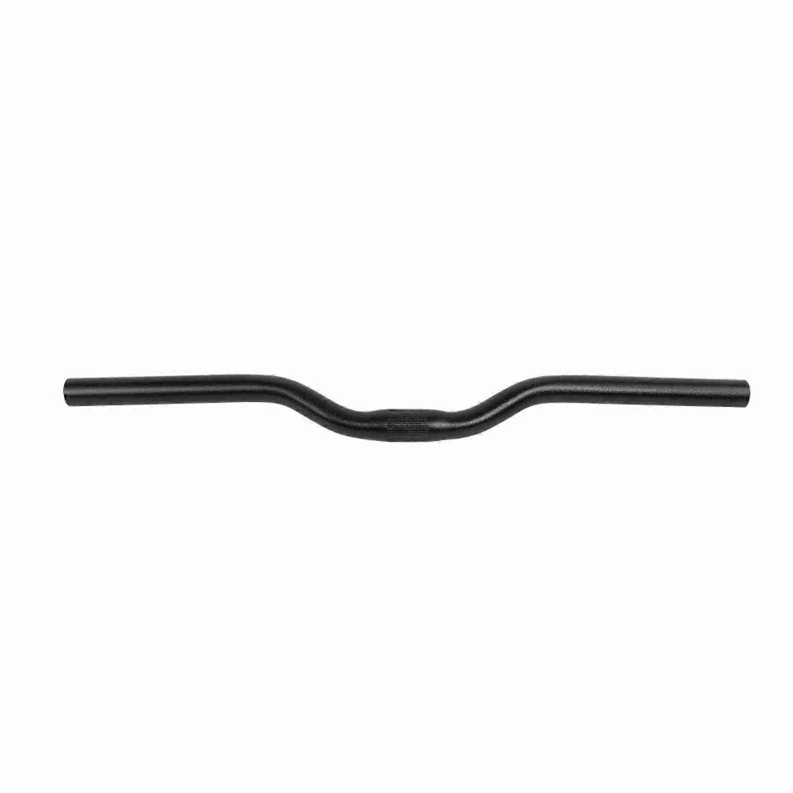 Aluminum Fixed Gear Bike Road Bicycle Fixed Gear Riser Bar Handlebar 25.4mm*520mm (black)