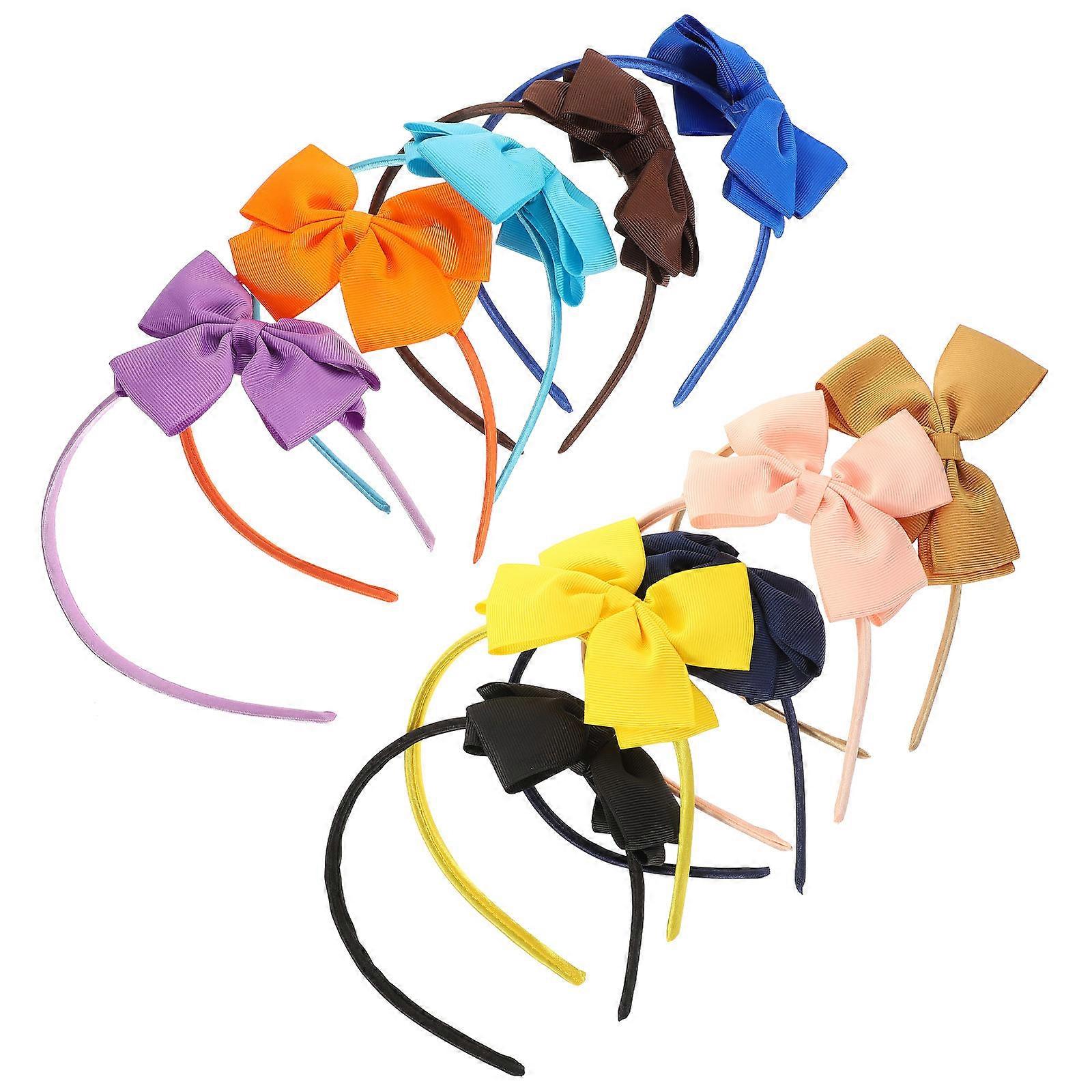 Assorted Color Bowknot Headbands for Children Party Favors 40Pcs Set