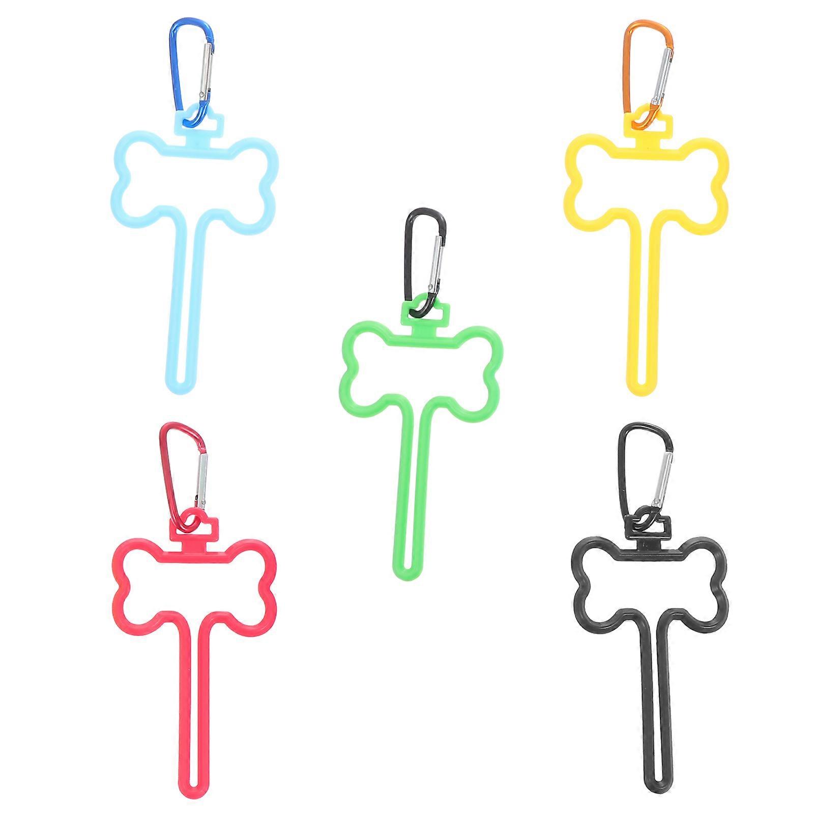 Pet Waste Bag Holder Clip for Dog Poop Bag Fixing 10Pcs Durable ABS