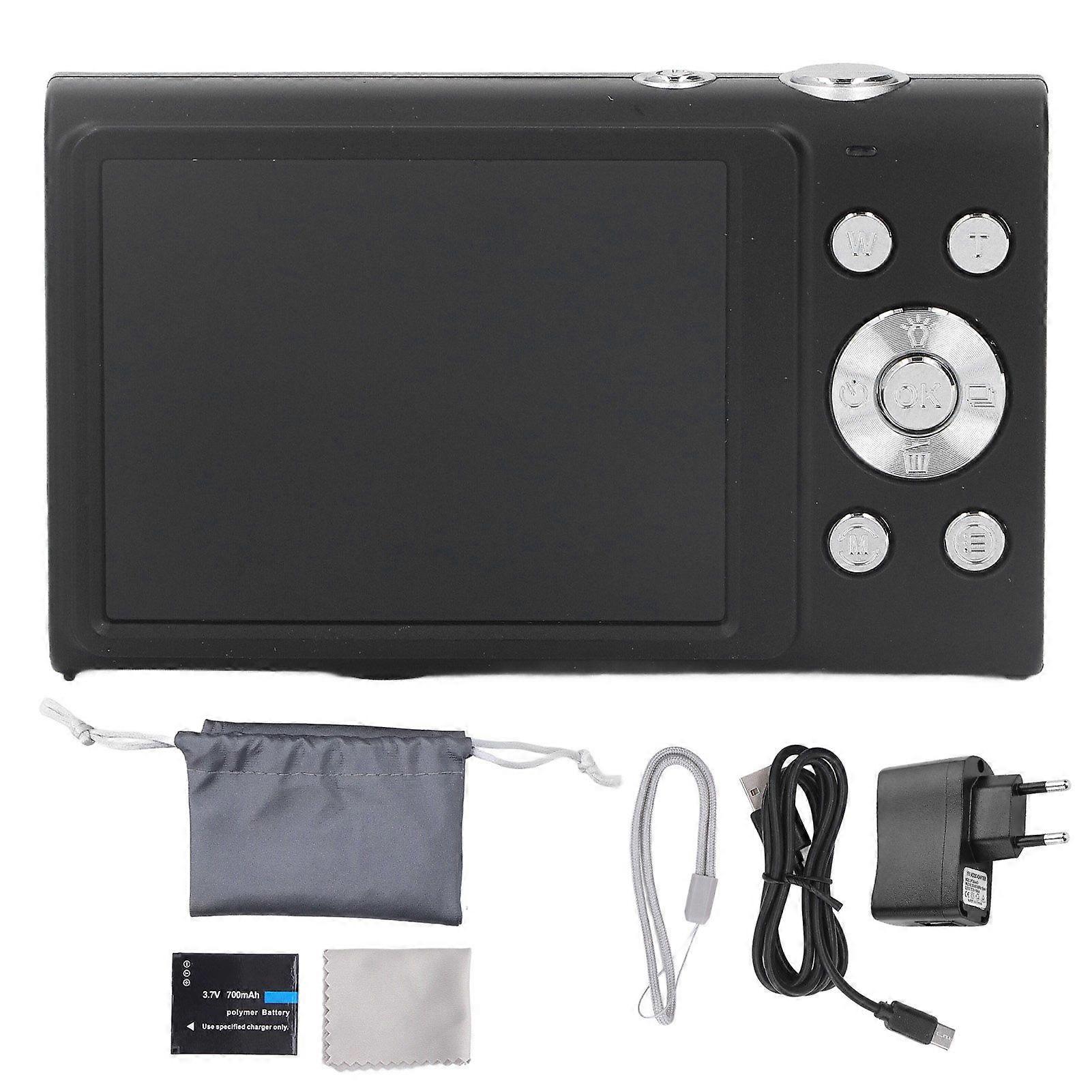 4K Digital Camera 48MP 2.8 Inch IPS HD Screen 16X Zoom Autofocus Anti Shake Pocket Vlogging Camera for Teens Kids