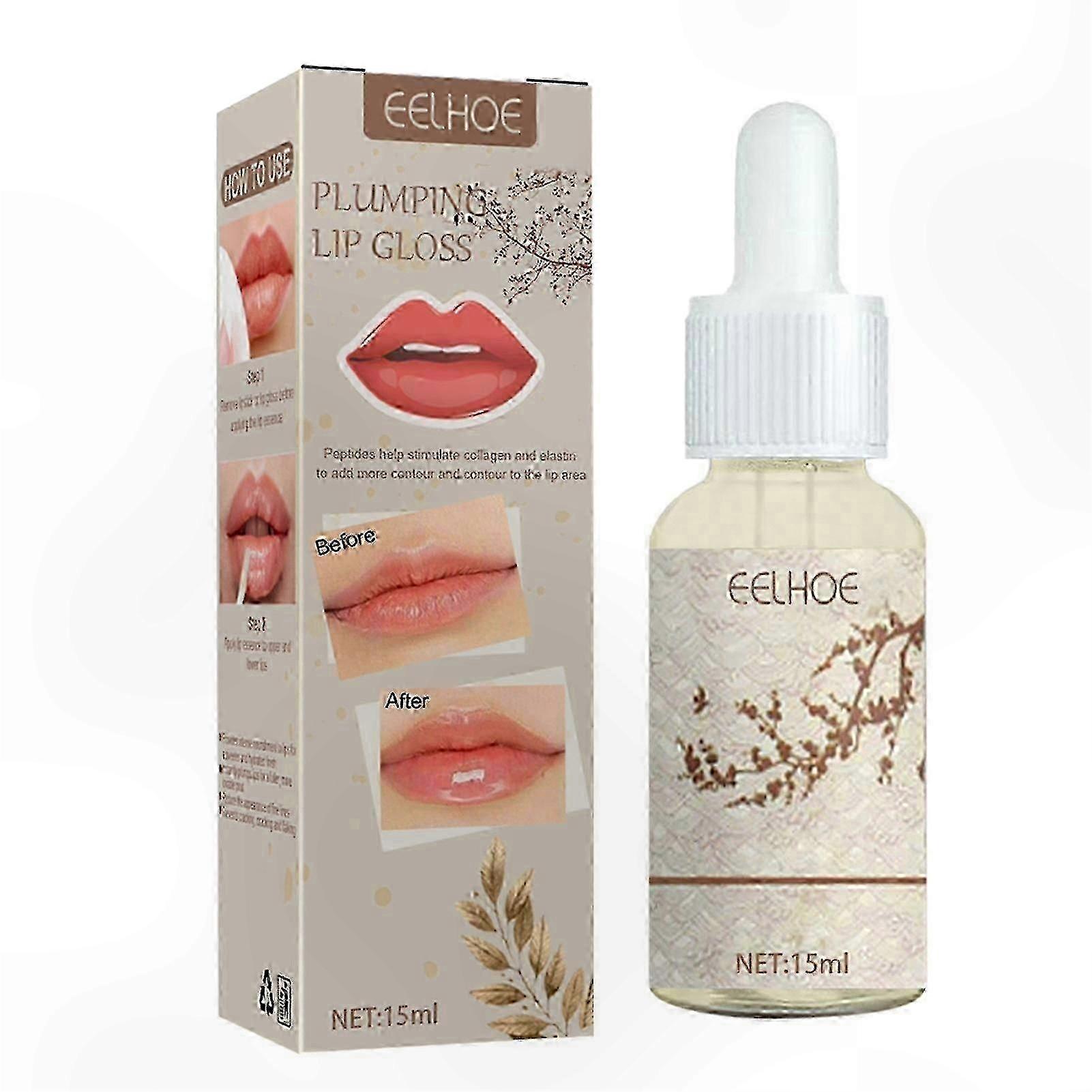 Moisturizing Lip Gloss 15ml - Shiny, Nourishing Formula for Fuller Lips