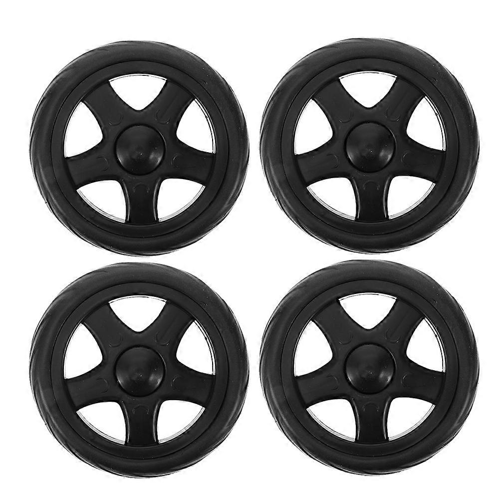 Shopping Cart Wheels Replacement for Foldable Cart Plastic Wheels 4Pcs