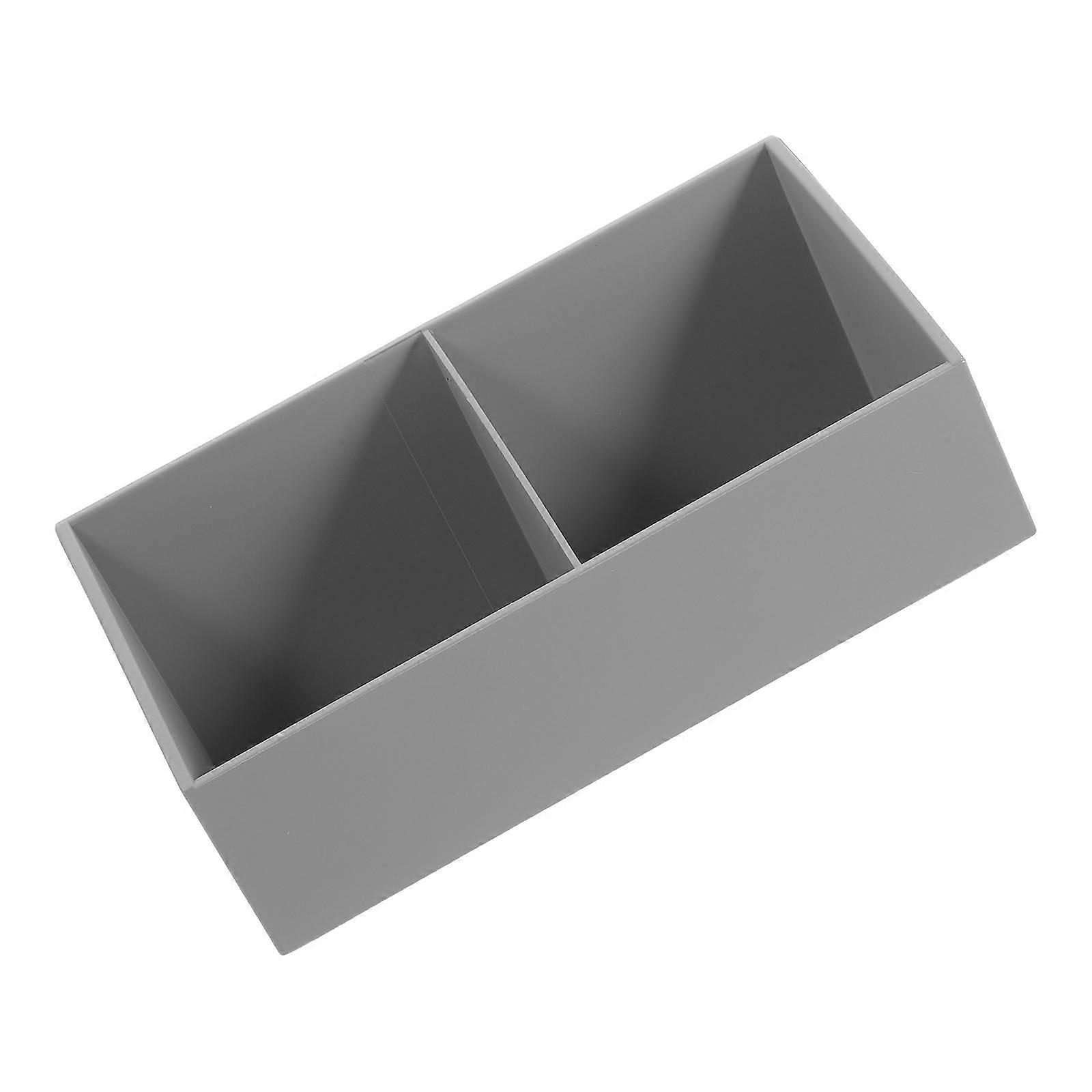 Tea Bag Organizer Coffee Tea Storage Box for Storage Multifunctional Plastic Grey