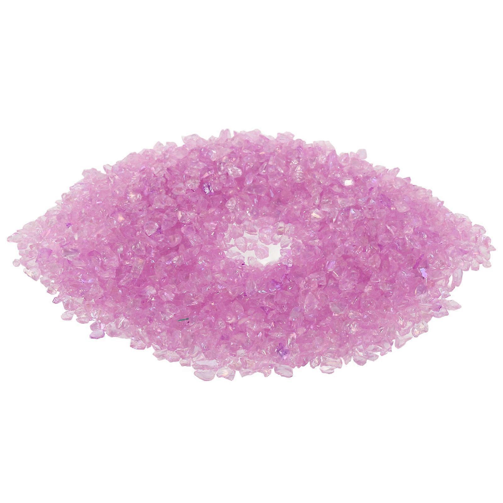 Lavender Glass Crushed Nail Art Charms Suishi for Decoration 1 Bag