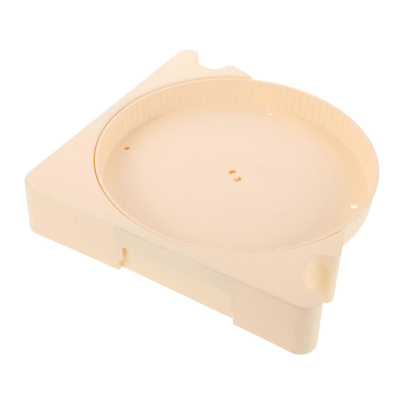 Wall Corner Shelf Rotating Storage Rack for Bathroom Use 1 Piece