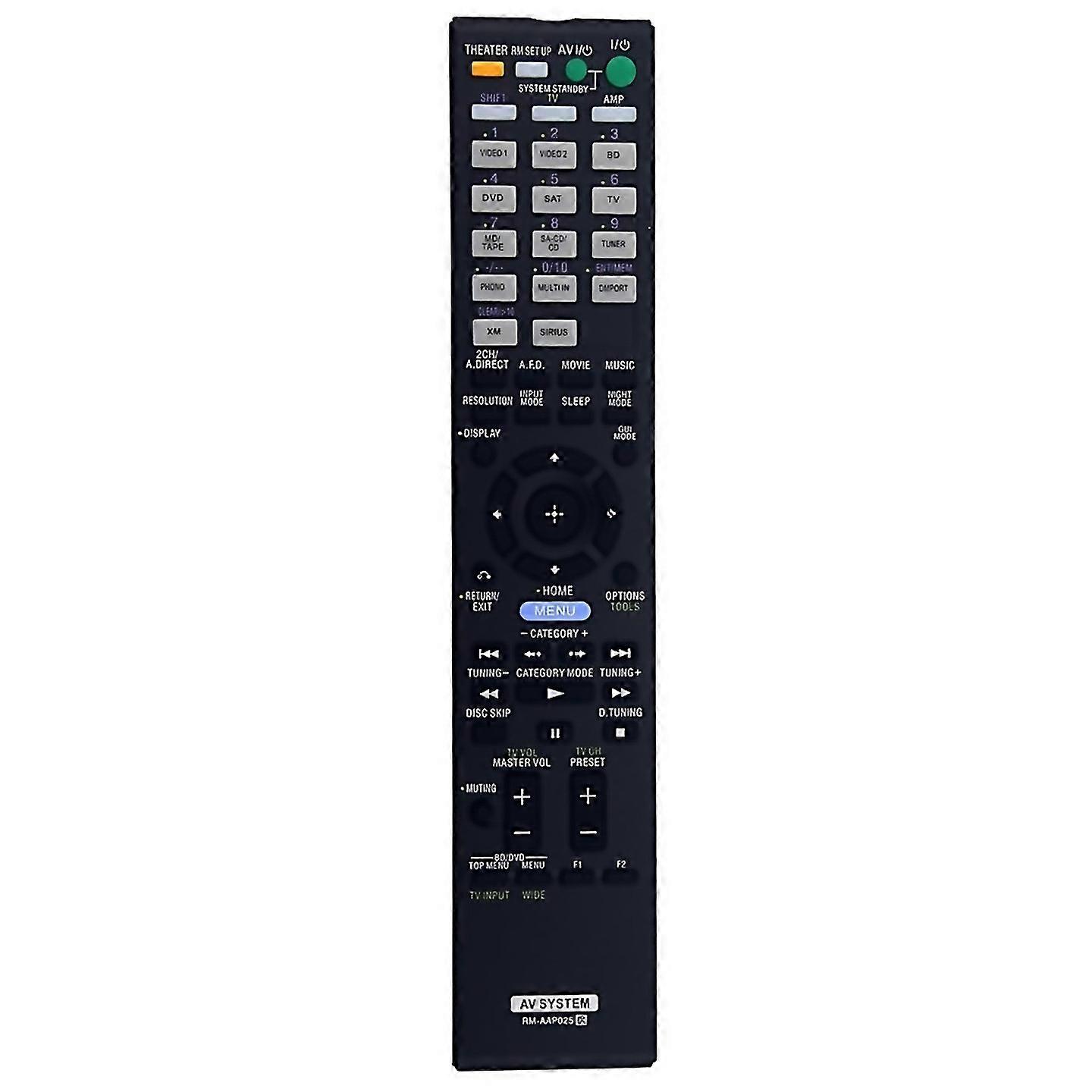For Remote Control Rmaap025 For Av Receiver System