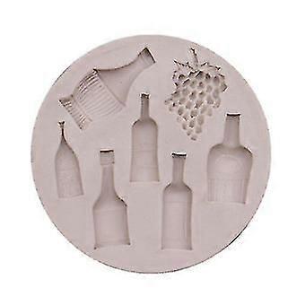 2-Pack Wine Bottle Chocolate Baking Moulds