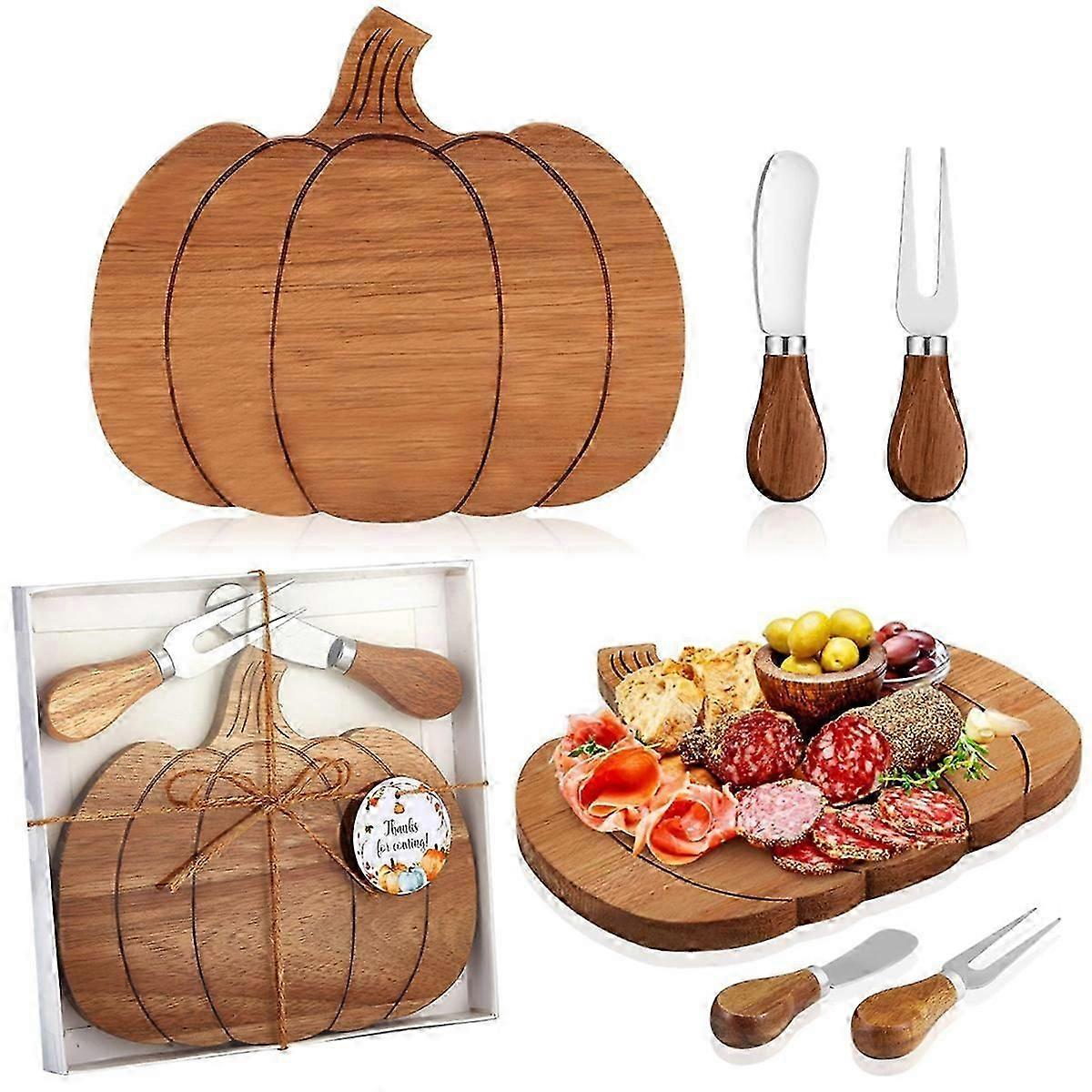 Cheese Board Pumpkin Shape for Entertaining