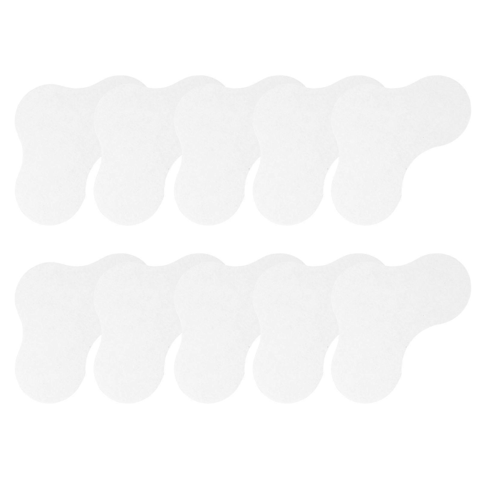 Anti-Slip Carpet Fixation Sticker White Adhesive Use 10Pcs Rug Patch