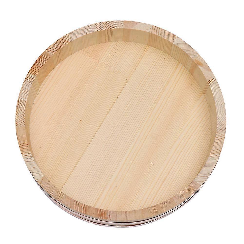 Wooden Sushi Rice Mixing Bowl for Kitchen Use 2Pcs Assorted Color