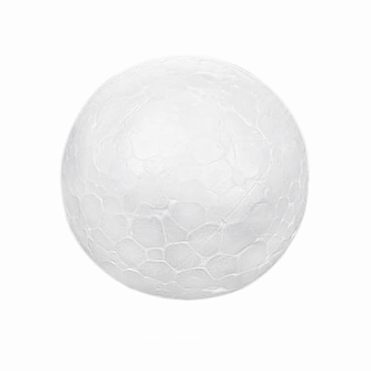 White Polystyrene Solid Craft Ball Sphere for Decoration 10Pcs Set