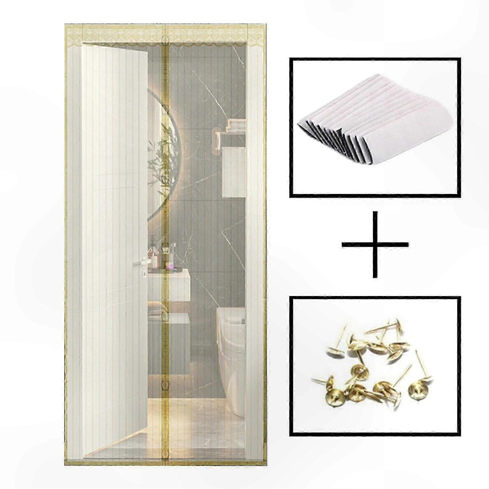Magnetic Mesh Door for Bedroom Privacy and Airflow