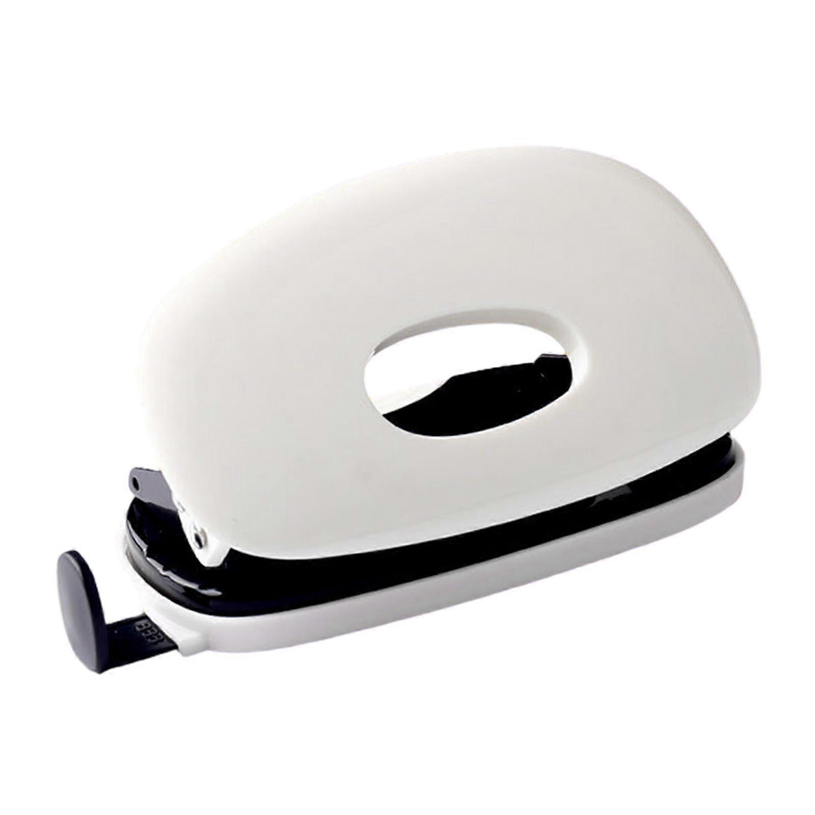 2 Hole Punch Includes Alignment Guide Paper Punch for Crafting Binder School White