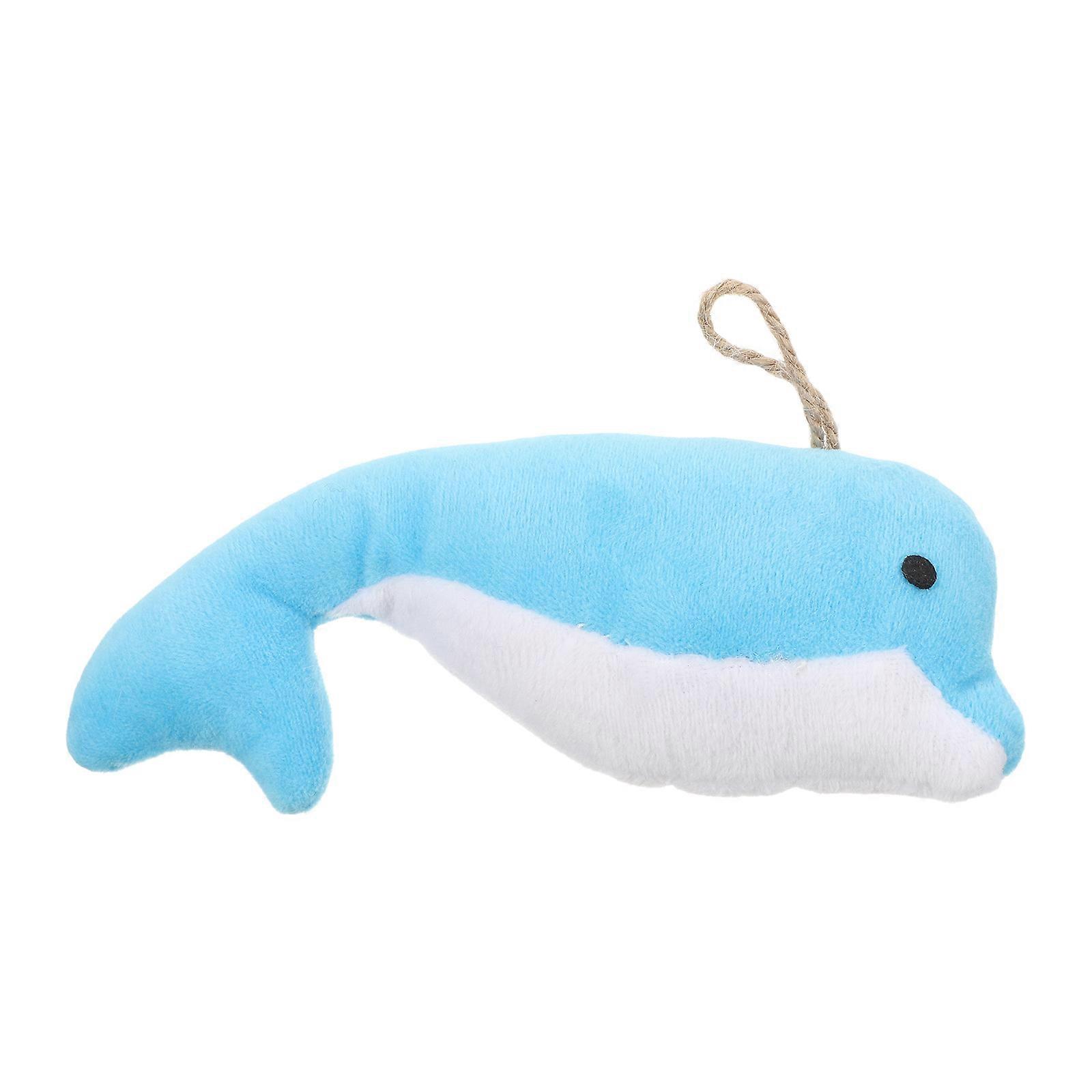Plush Dolphin Pet Toy for Puppy Interactive Chew Training 3Pcs