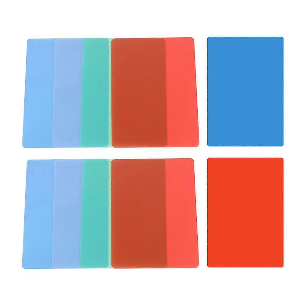 Writing Pads Plastic Board for Office Use 10Pcs Assorted Colors