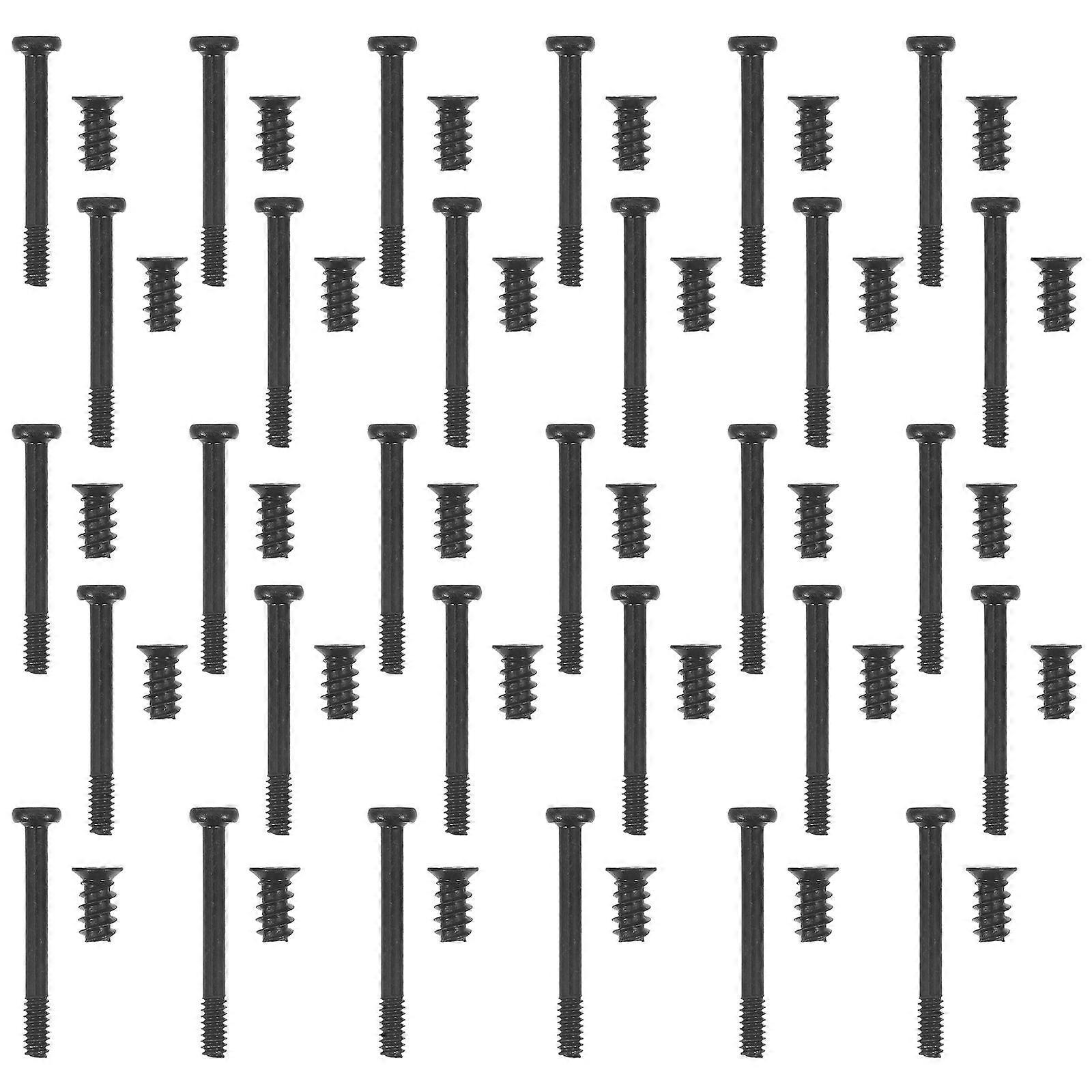 Flat Case Fan Screw Set for Case Fan 180Pcs Tapping Screws Black