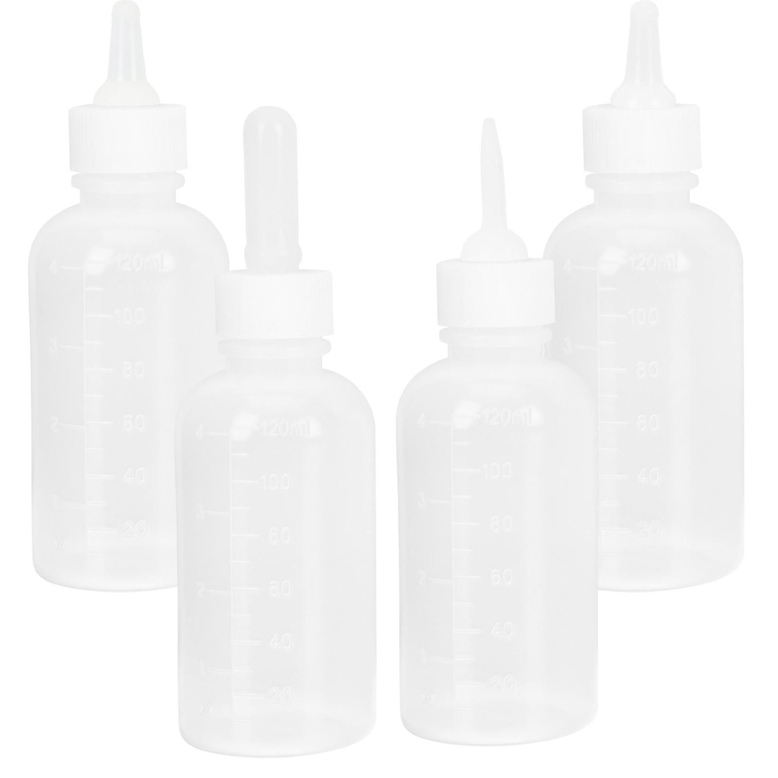 Small Cat Milk Bottles for Feeding 12Pcs Reusable Nursing Bottles for Pets