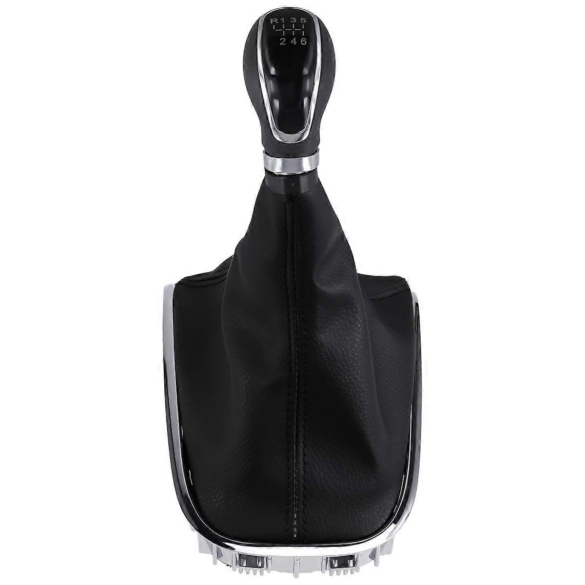 Car 6 Speed Gear Shift Knob Manual Shift Head with Dust Cover for Excelle GT/XT 2009-2014