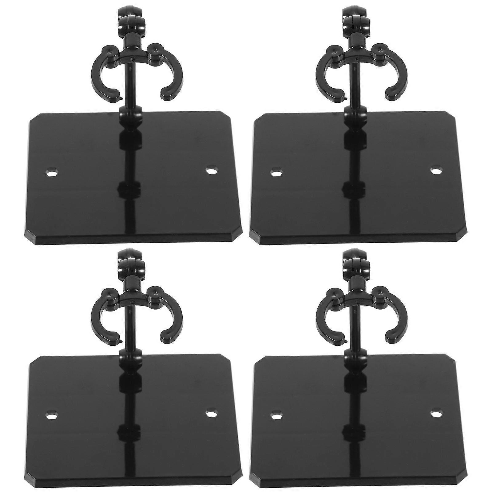 Plastic Figure Display Stand Action Figure Holder 20Pcs for Desktop Use