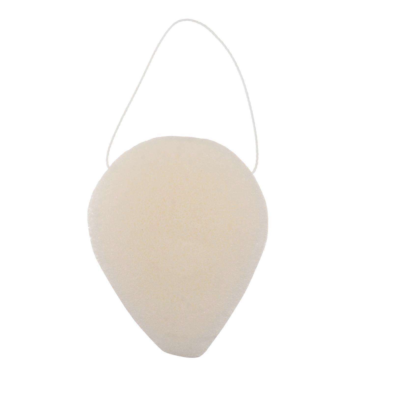 Face Cleansing Pad Sponge for Comfortable Face Cleaning 2Pcs Beige