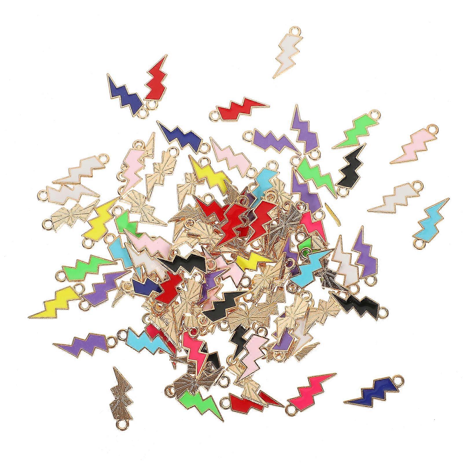 Assorted Color -Shaped Pendants for DIY Jewelry Making 200Pcs