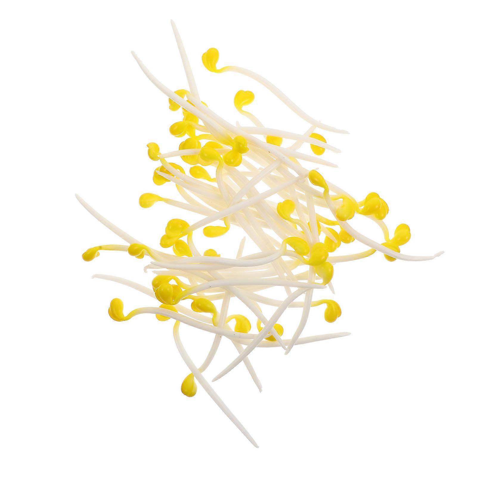 Photoing Food Prop Decor Artificial Bean Sprouts for DIY Use 250Pcs