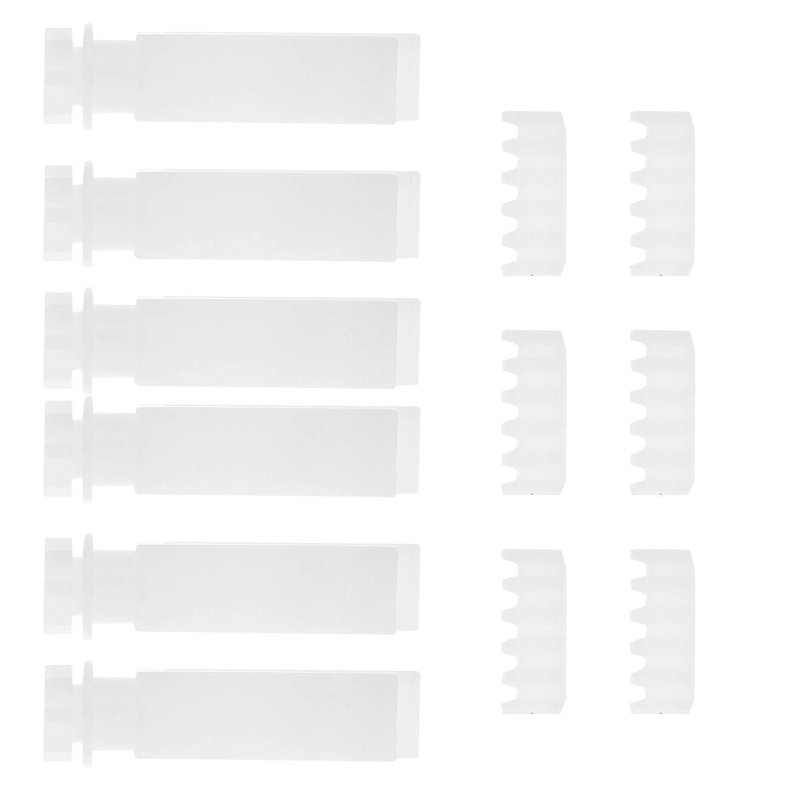 Plastic Repair Stem for Vertical Blind Accessories 36Sets PVC White