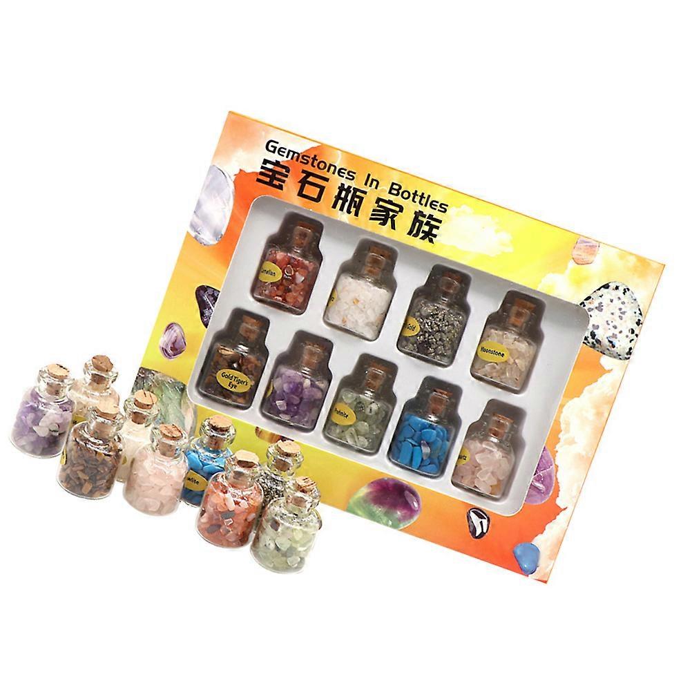 Minerals Crystals Natural Stones Stone Samples for Decor 3Sets