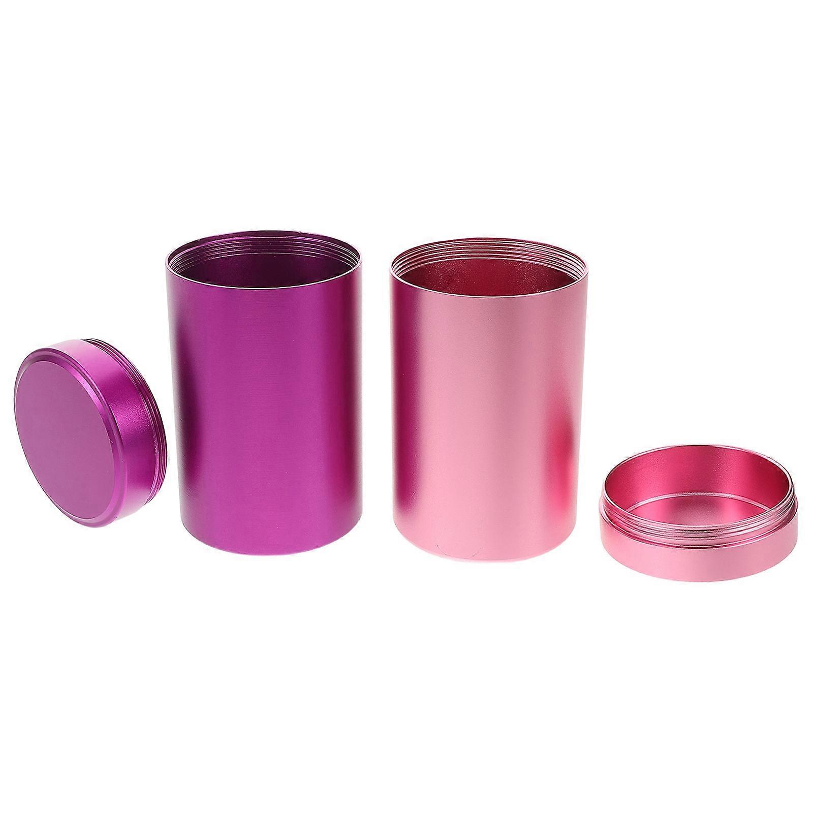 Coffee Storage Container Aluminum Jar for Multipurpose Use 6Pcs Portable