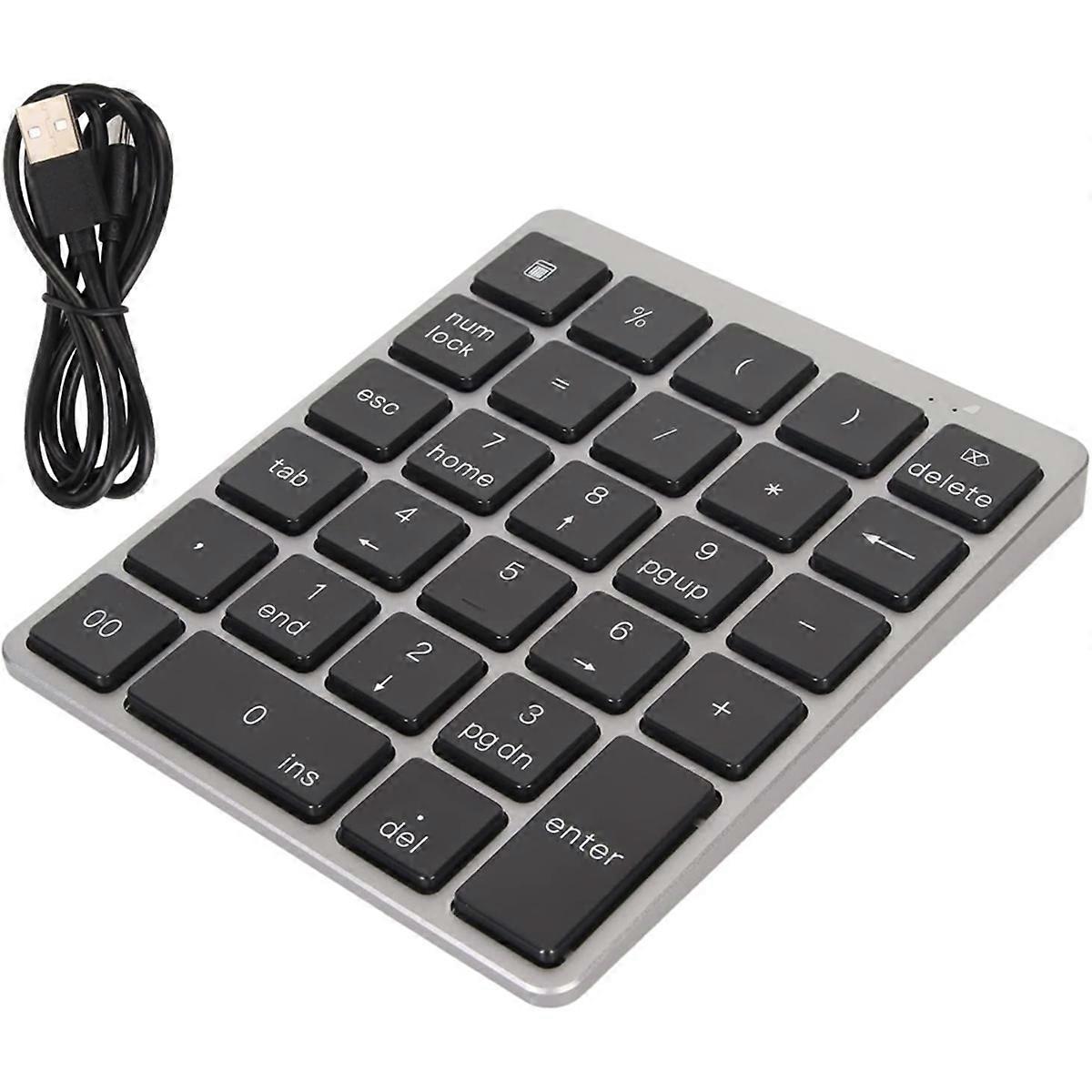28 Keys Numeric Keypad, Dual Modes Portable Keyboard