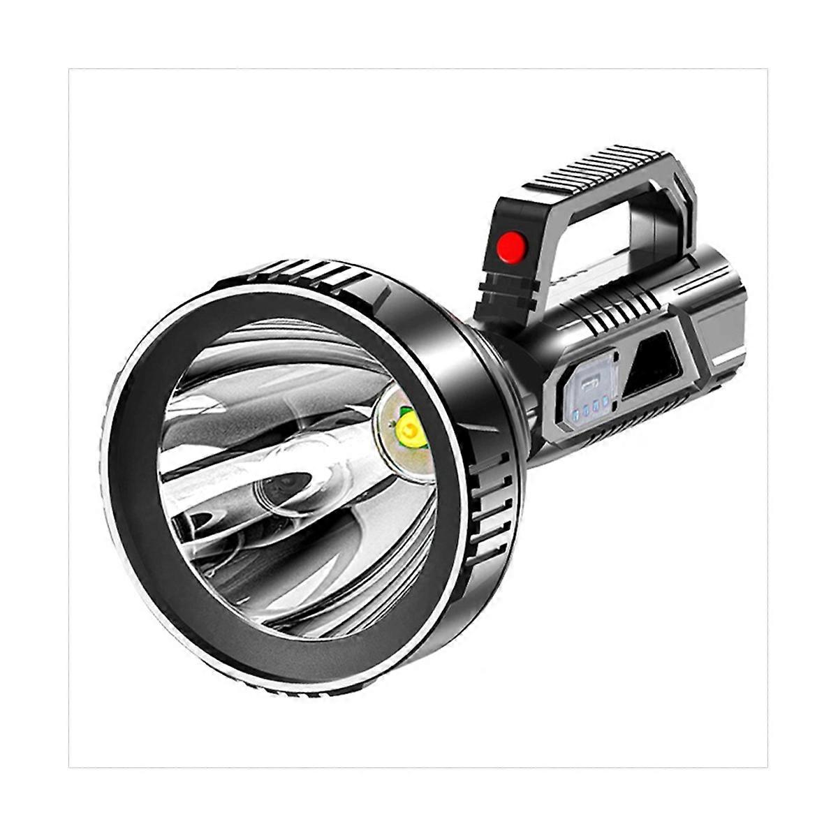 Strong Light Portable Flashlight USB Rechargeable Abs Outdoor LED Multi-Function Household Searchlight Portable Lamp