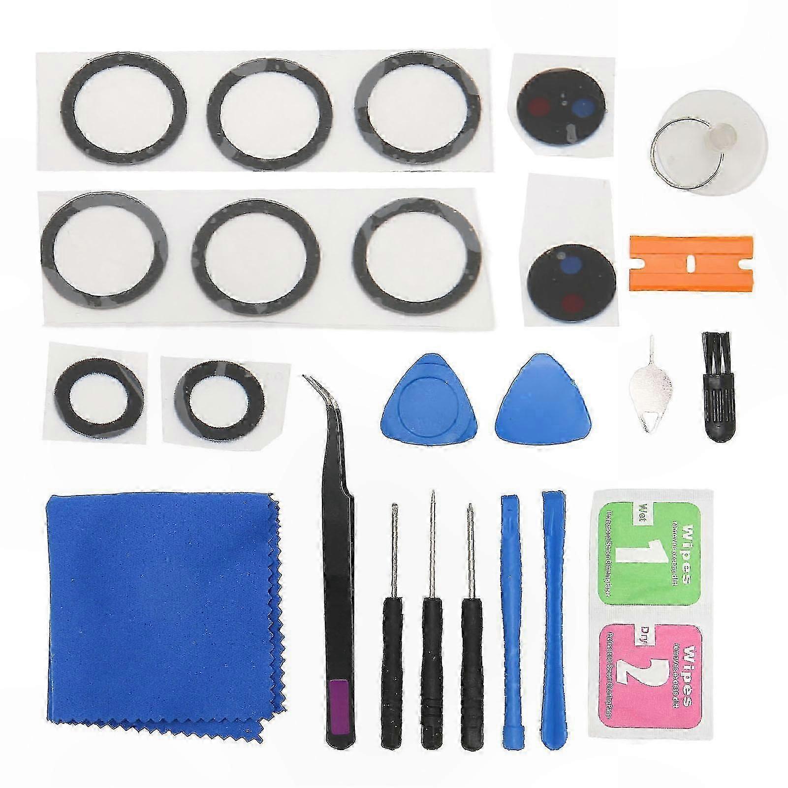 Galaxy S21 Ultra 5G Rear Camera Glass Replacement Kit with Pre-Installed Adhesive & Repair Tool