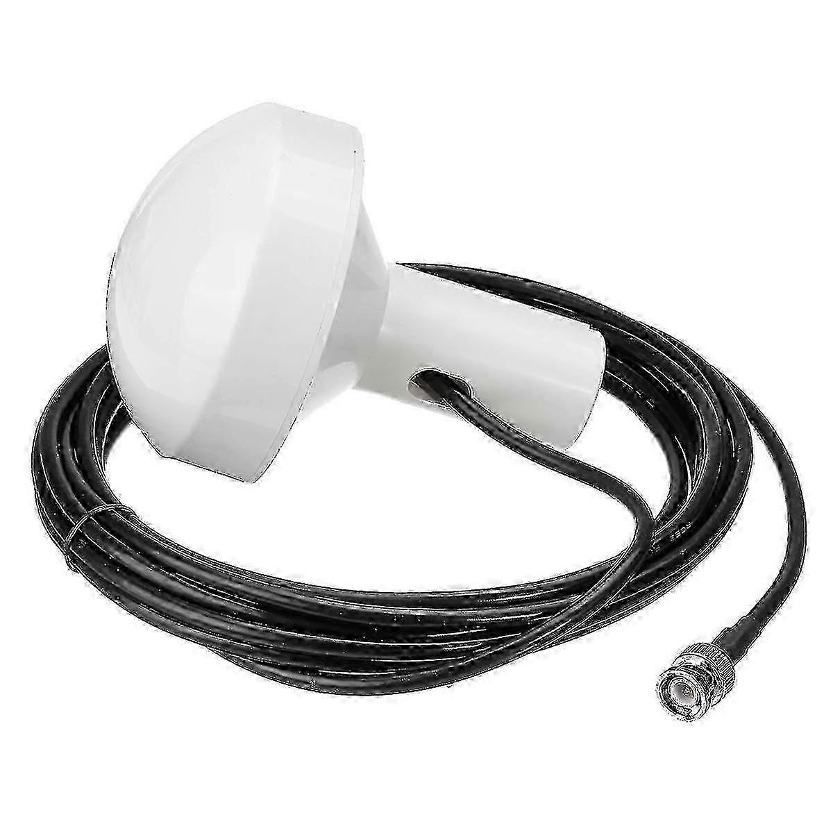 Enhanced GPS Marine Navigation Timing Antenna with 1575+/-5 MHz Frequency and 5m BNC Male Plug