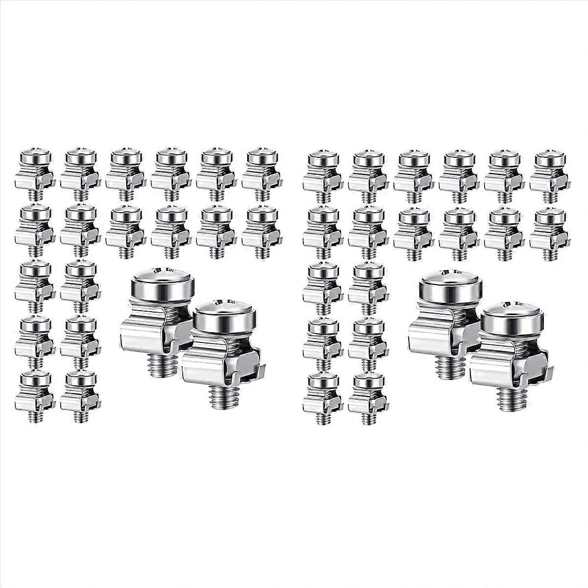 50 Sets M6 Rack Screws Set 20mm Screws & Cage Nuts Rack Nuts Server
