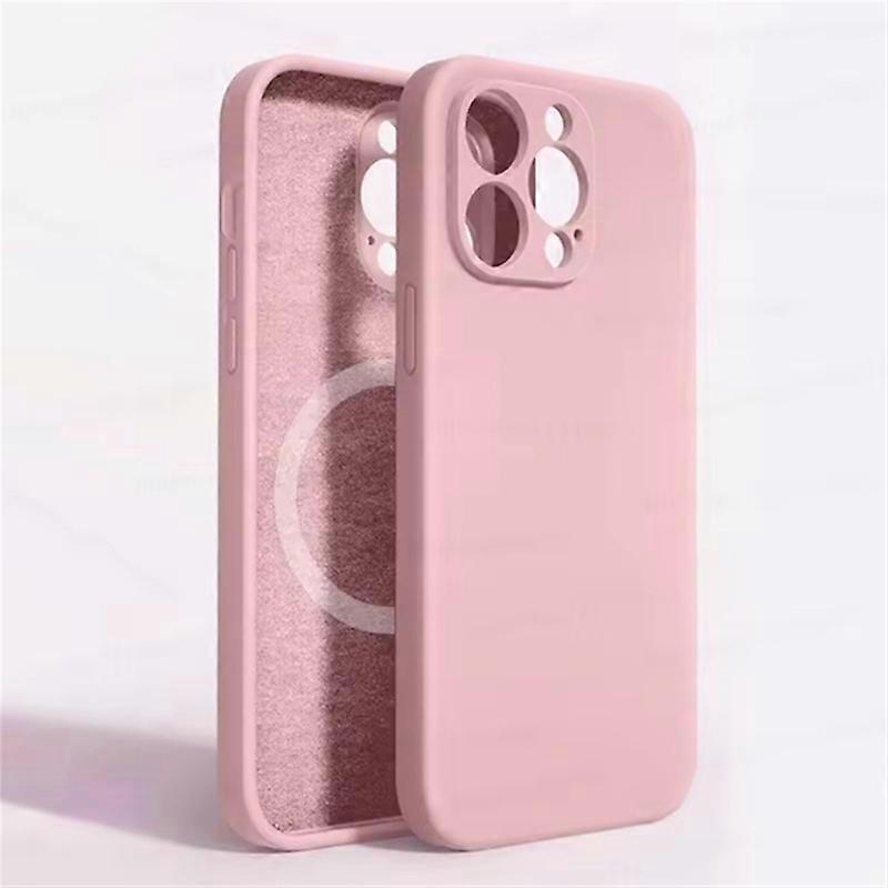 Liquid Silicone For Magsafe Magnetic Case For iPhone 16 15 14 Pro Max Plus 13 12 11 Luxury Shockproof  Wireless Charging Cover