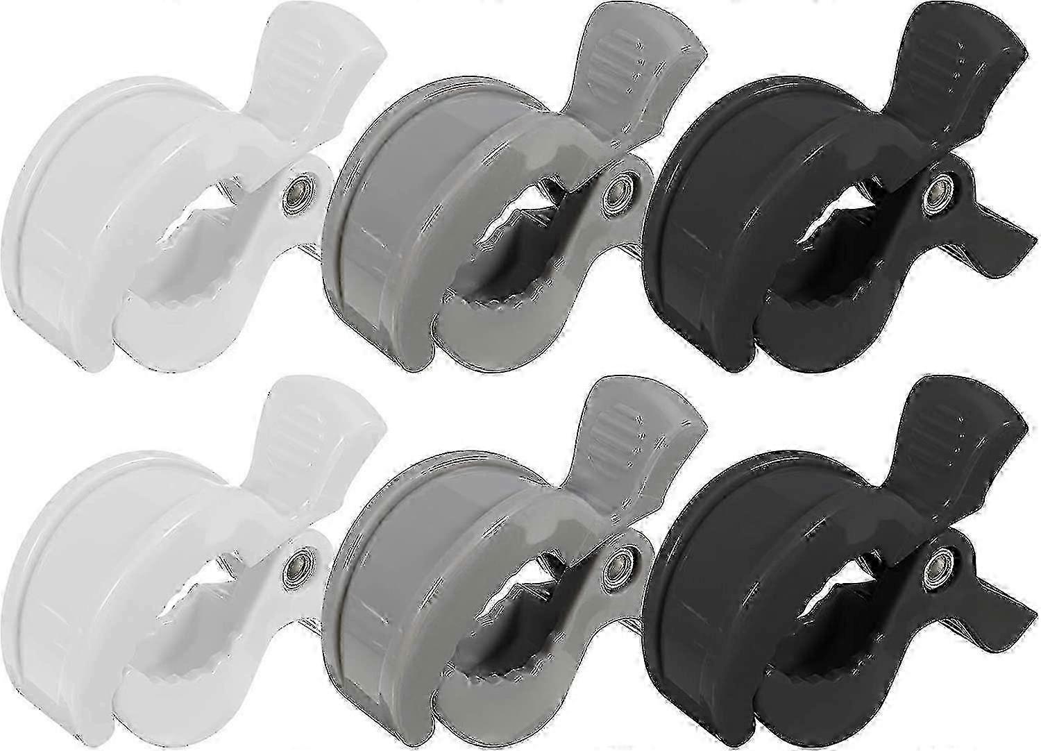 Stroller Pegs, Universal Buggy Clips Clasps Baby Pram Grippers Fixed Muslin Blankets Towel Toys( 6 Pcs, Multicolor