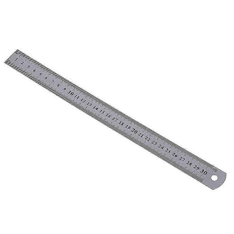Stainless Steel Ruler Measure Metric Function 30cm 12Inch