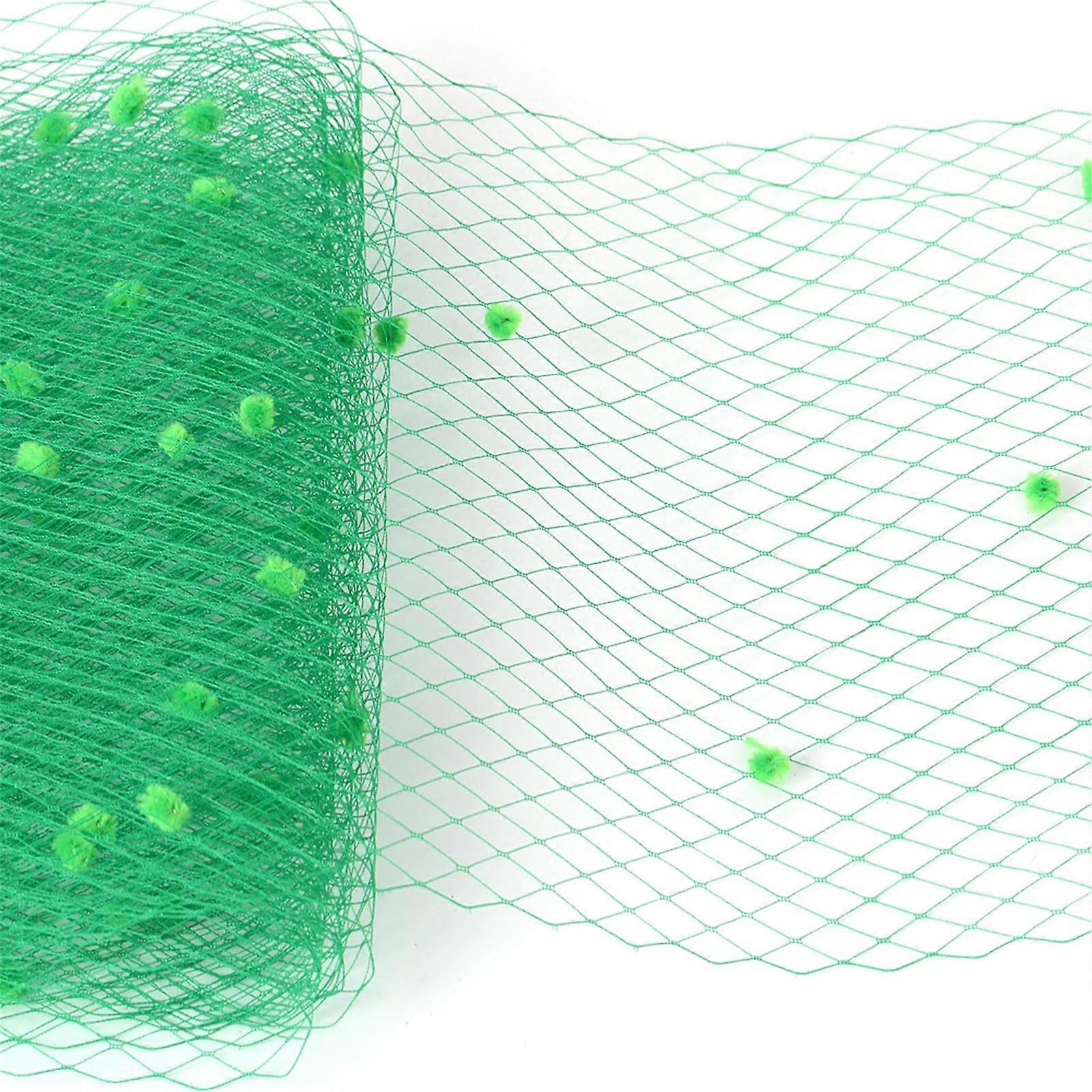 Mesh Netting Strap Belt Applique For Hats And Scarves Green Mesh Fabric Belt Applique For Bags And Clothing