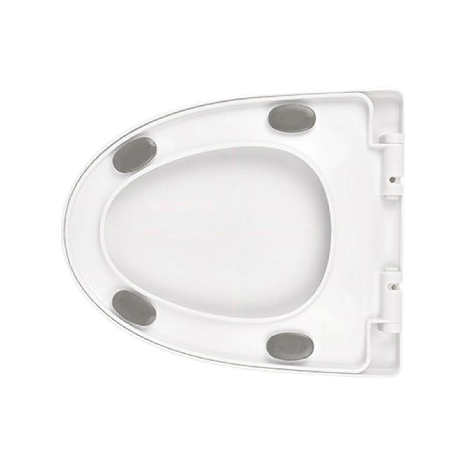 Universal Toilet Lid Replacement Quiet Close Mechanism with Not Slip Base Simple Installation For Old Styles Bowls Multicolor
